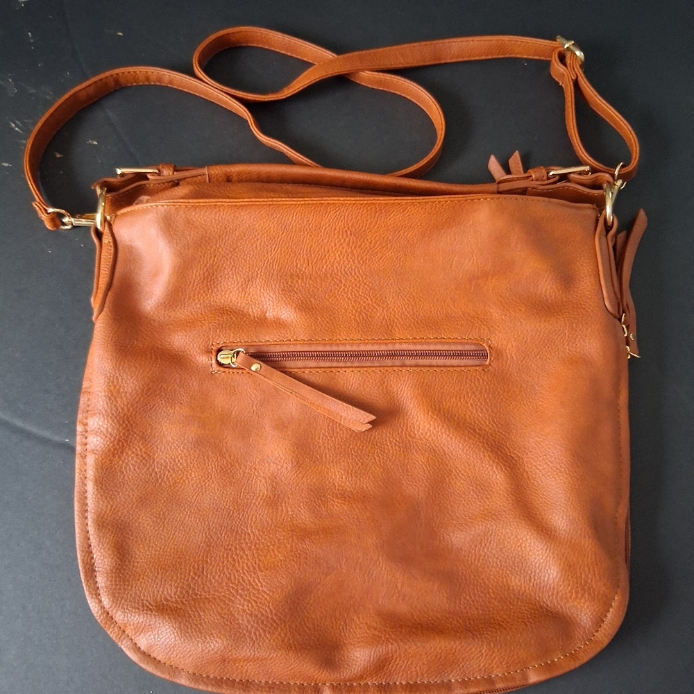 Wrangler Western Leather Crossbody Tan Bag / Shoukder Bag Purse View 6